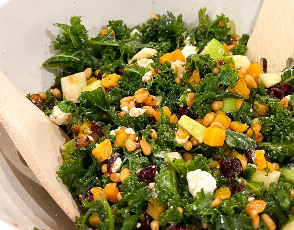 Butternut Squash Salad with Spoons