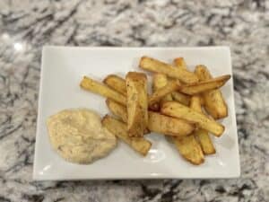 French Fries and Garlic Aoili