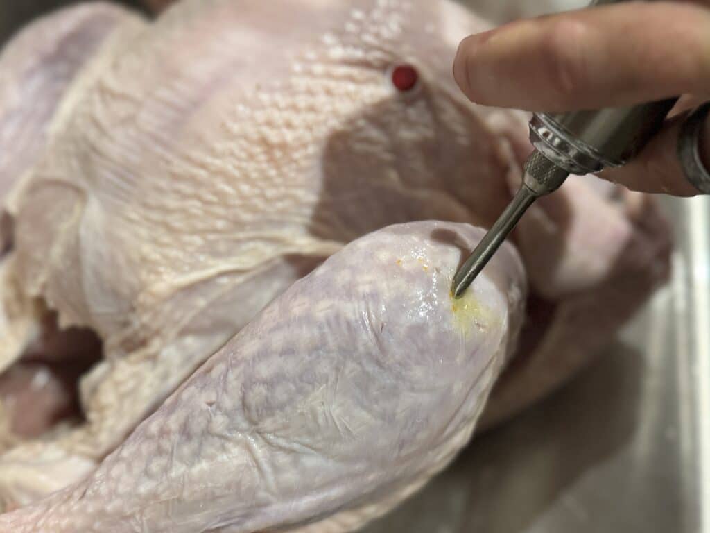 Injecting Turkey Before Smoking on a Pellet Grill