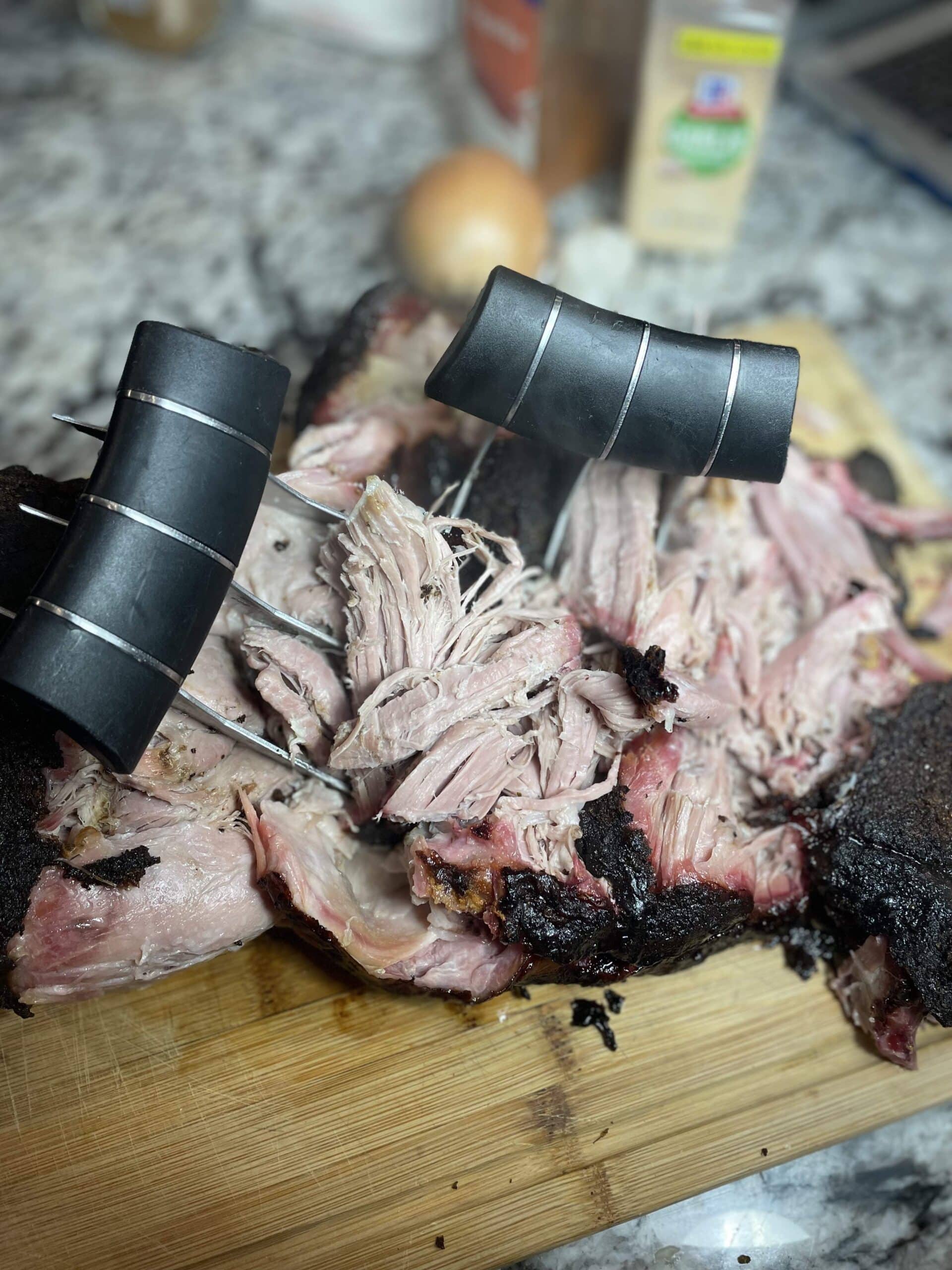 The meat at 205 should pull apart easy