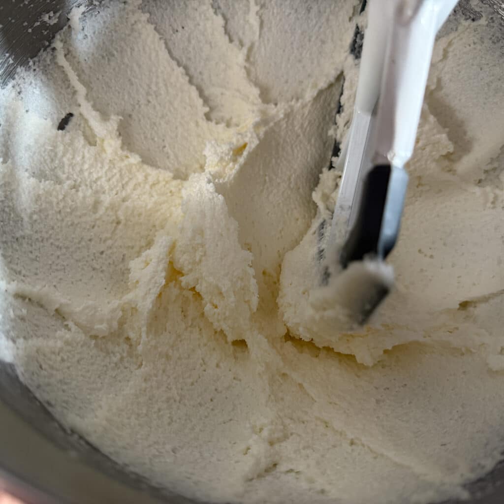 Second State Creamed Butter and Sugar