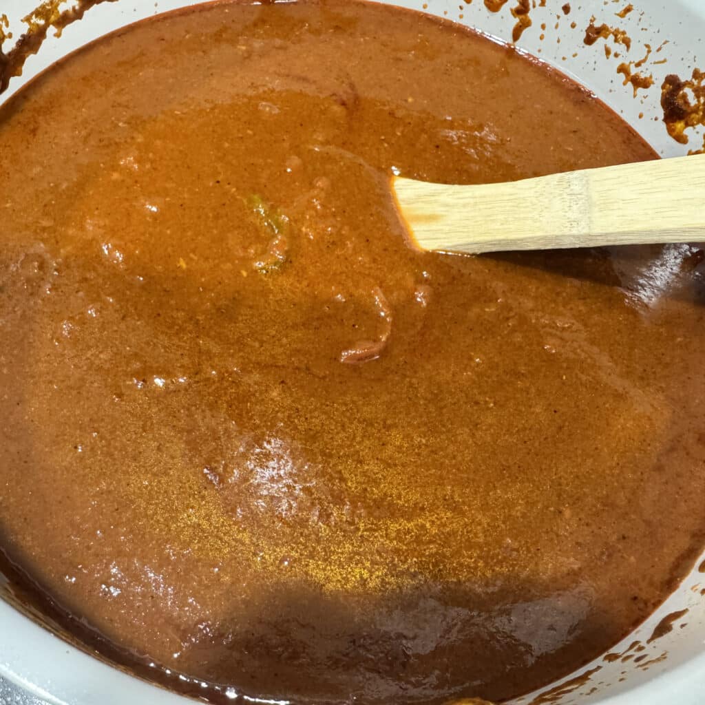 Finished Enchilda Sauce