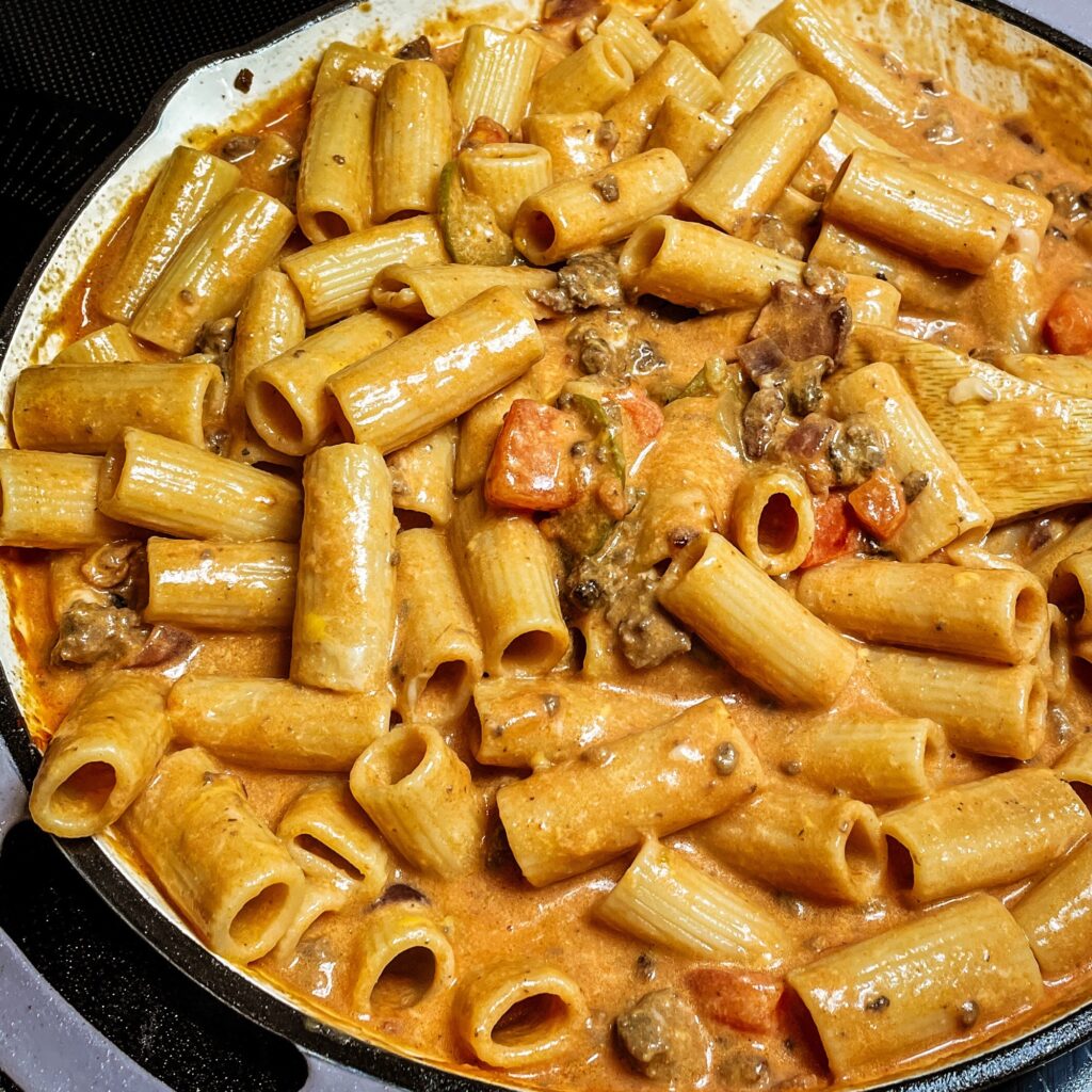 Cheeseburger Rigatoni