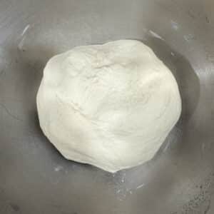 Ball of Pizza Dough Before It Has Risen