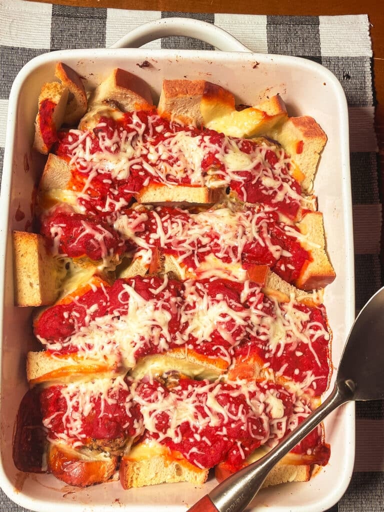 Meatball Sub Casserole