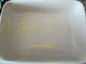 Buttered Casserole Dish