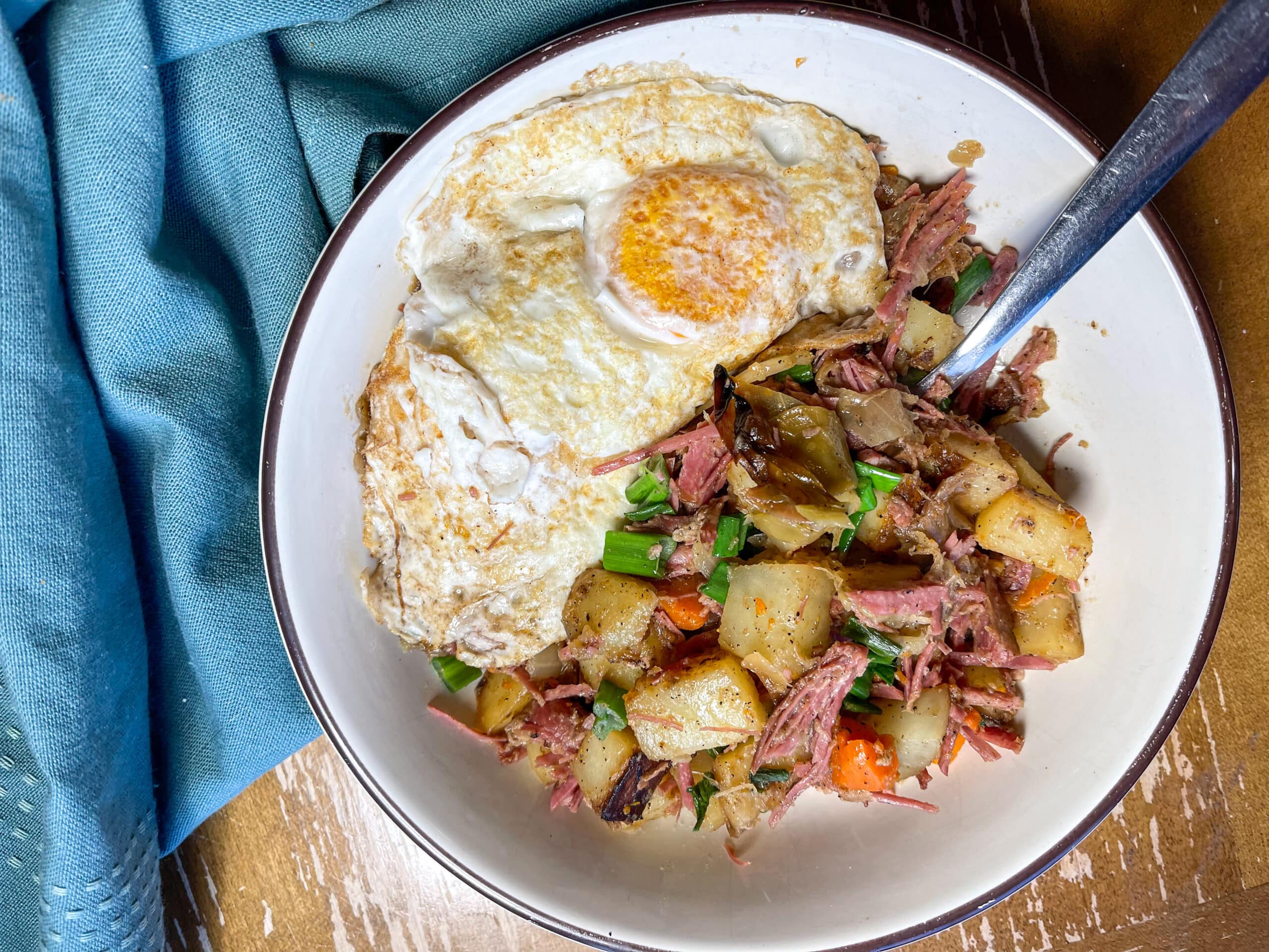 Corned Beef Hash and Eggs