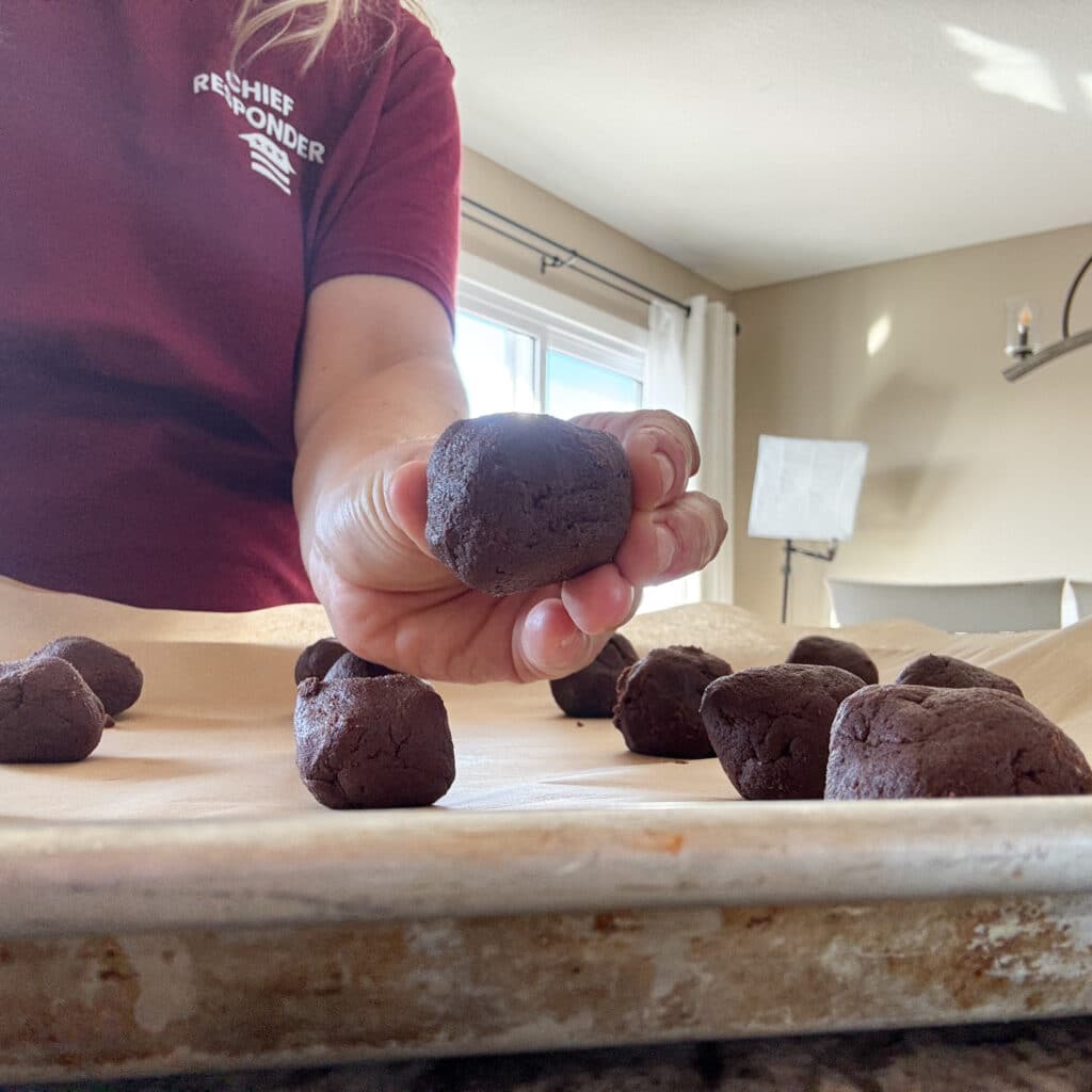 Dough Balls for Saint Patrick's Day Cookies