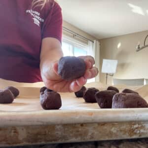 Dough Balls for Saint Patrick's Day Cookies