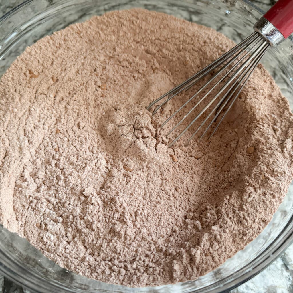 Dry Ingredients for Saint Patrick's Day Cookie In a Bowl