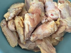 Dried off Chicken Wings