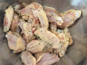 Dried off Ranch Chicken Wings