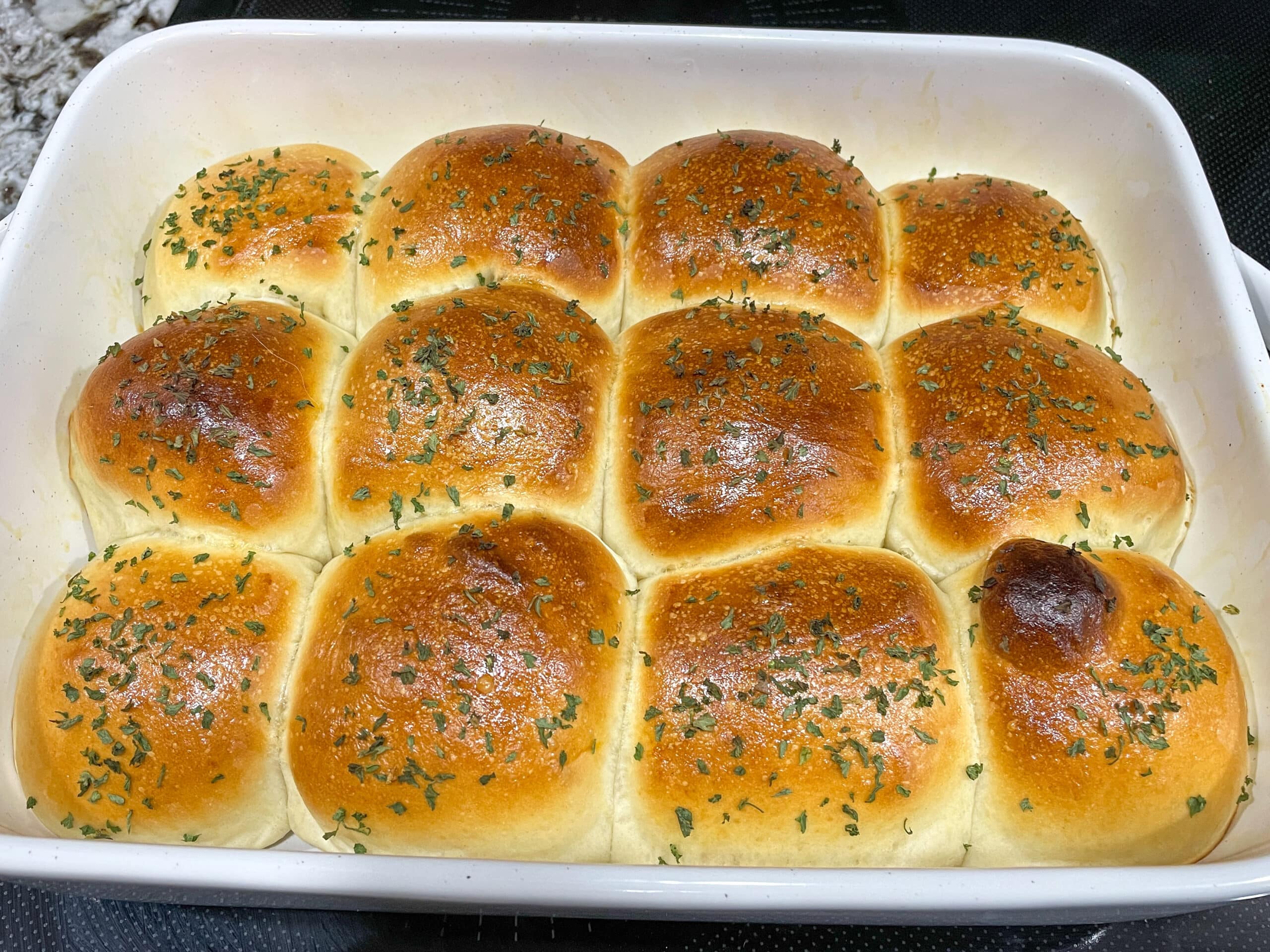 Slider Buns Hot Out of Oven