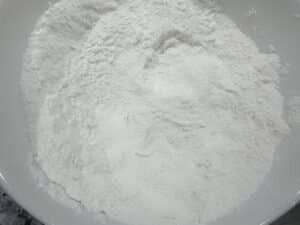 Homemade Cake Mix in a Bowl