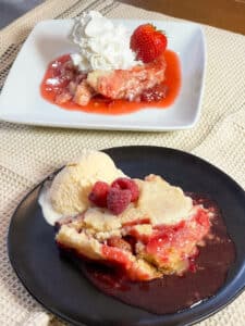 Lemon Berry Dump Cake