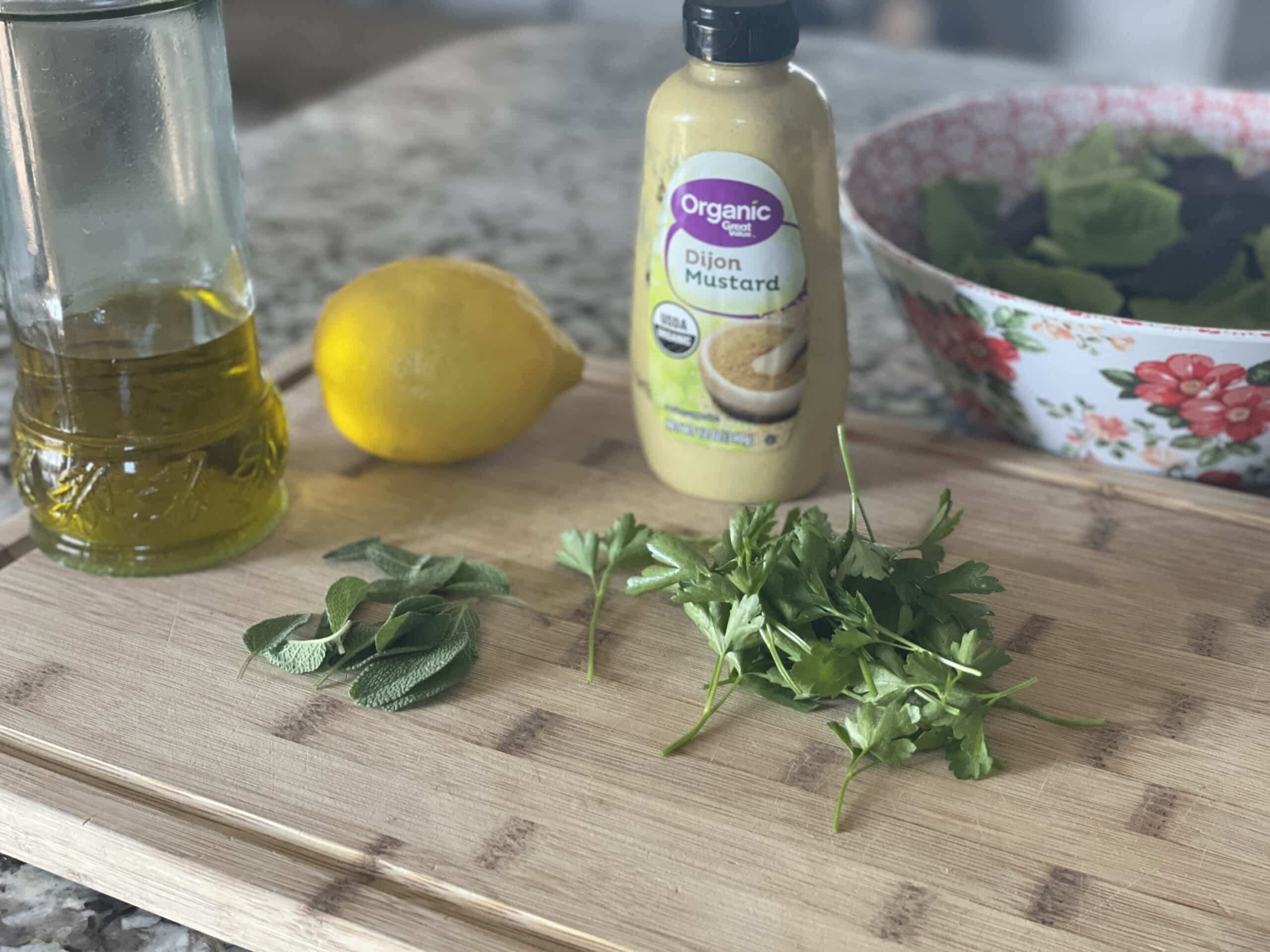 Lemon Sage Dressing Ingredients