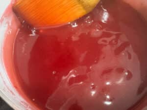 Pie Filling in a Pan