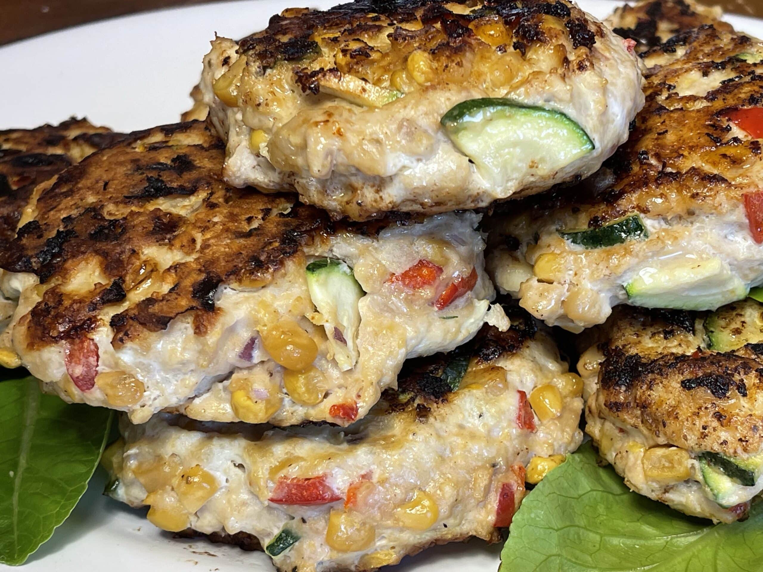 Zucchini Chicken Burgers