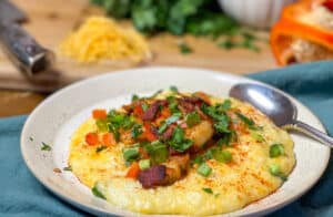 Jalapeño Cheddar Shrimp and Grits