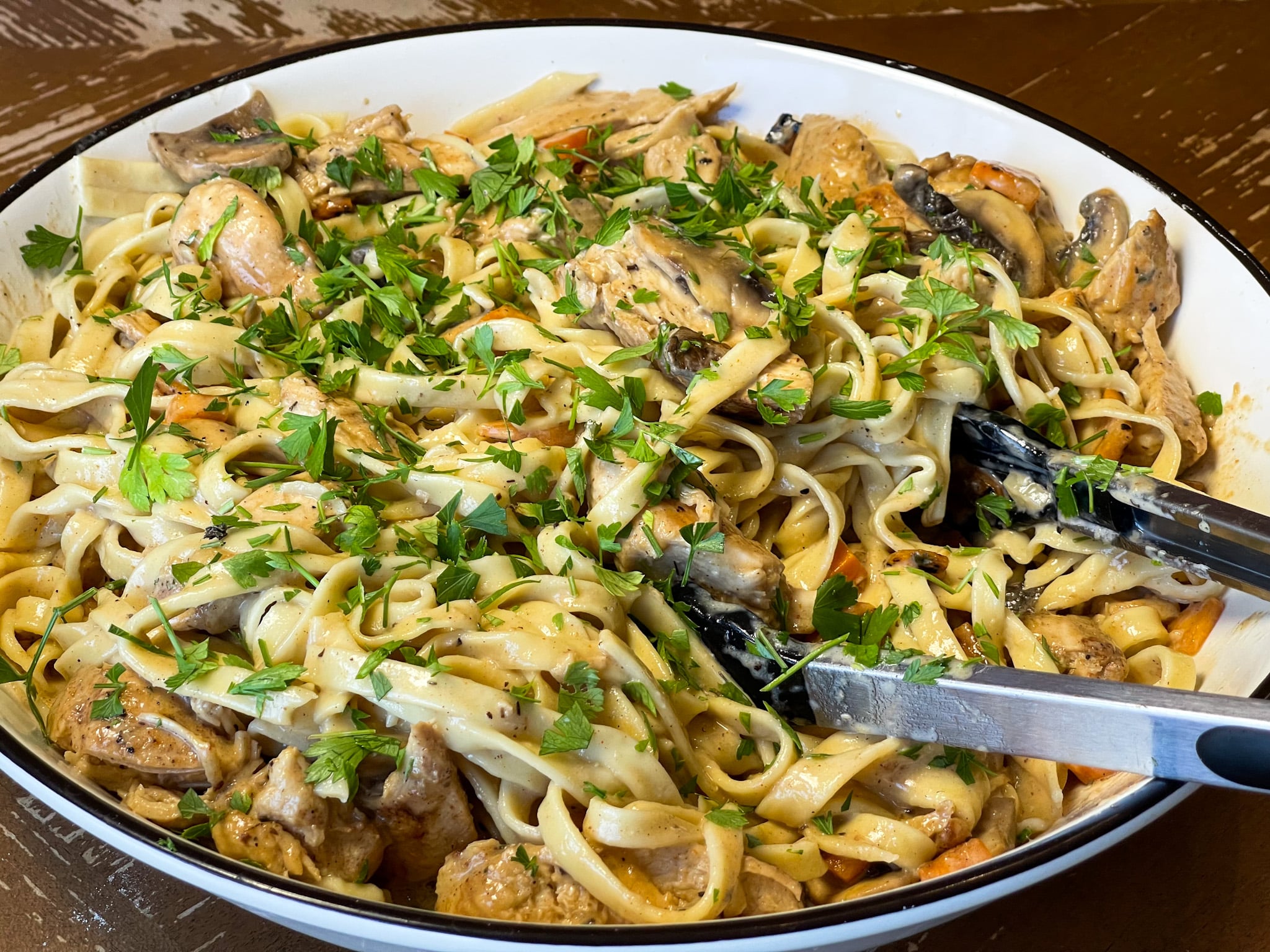 Three Cheese Jerk Chicken Alfredo