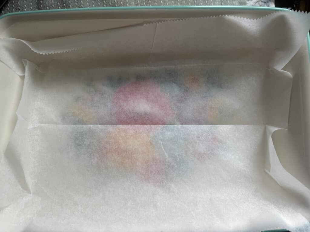 Parchment Paper in a Casserole Dish