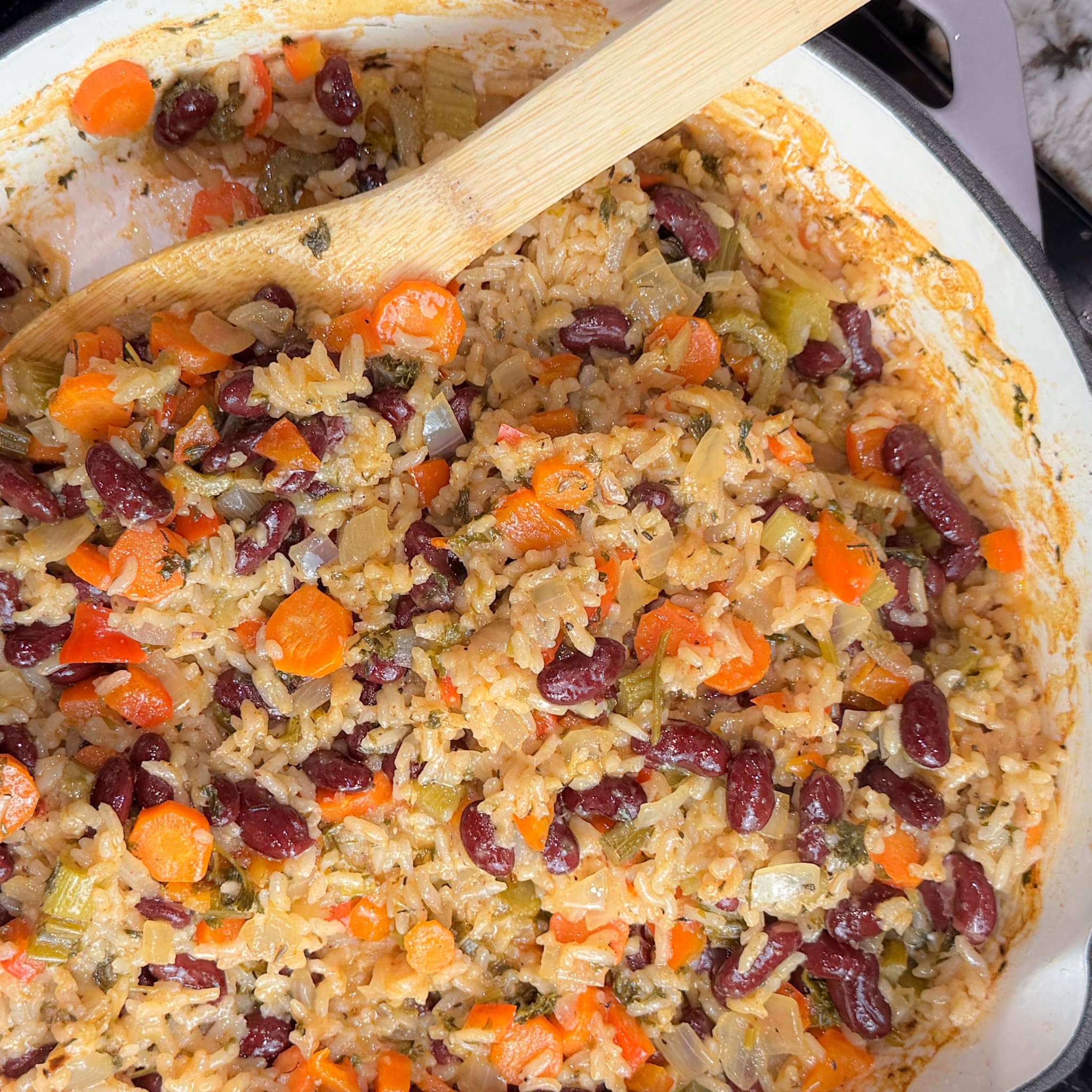 Jamaican Jerk Rice and Beans
