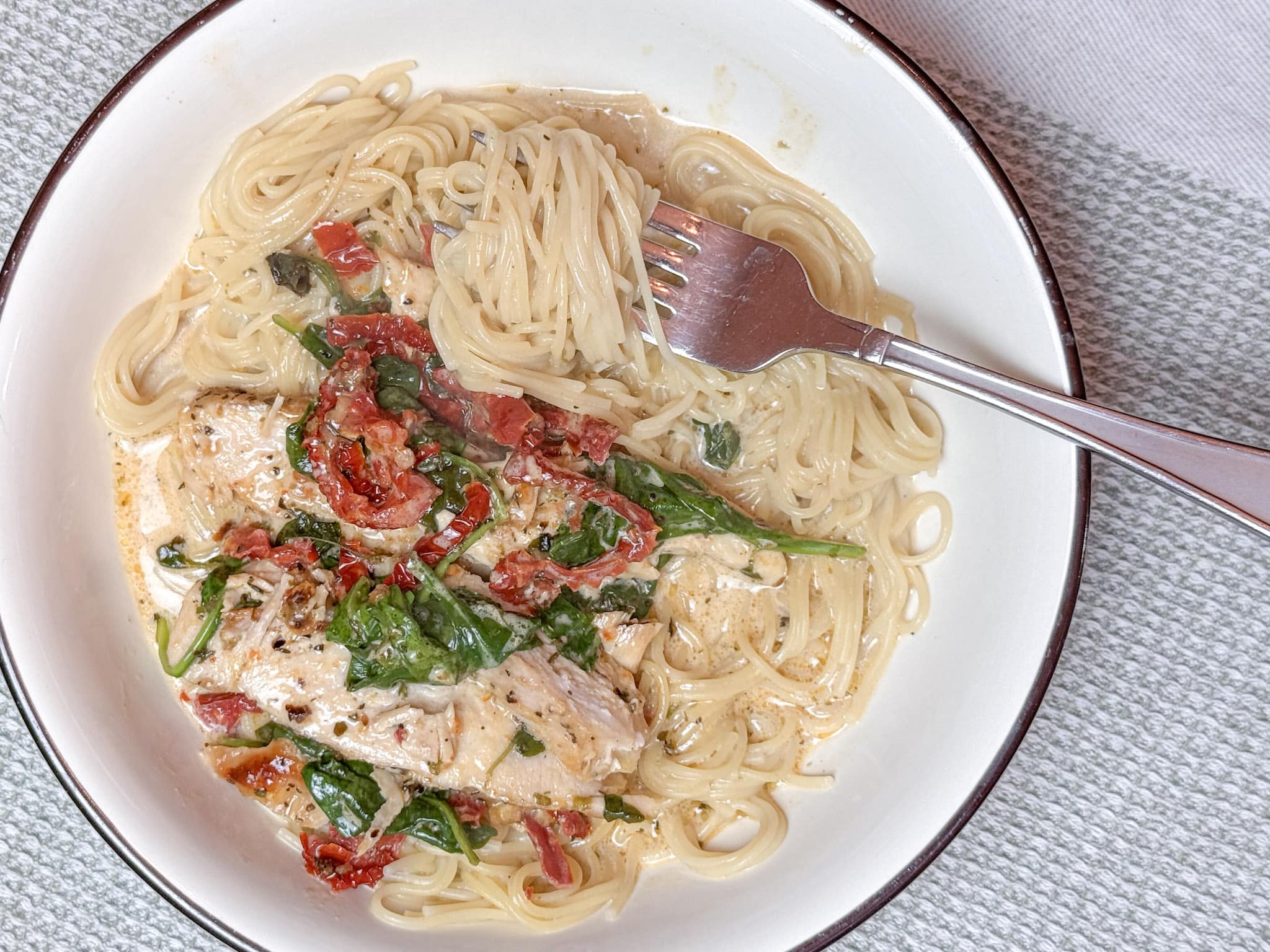 Marry Me Chicken Over Pasta