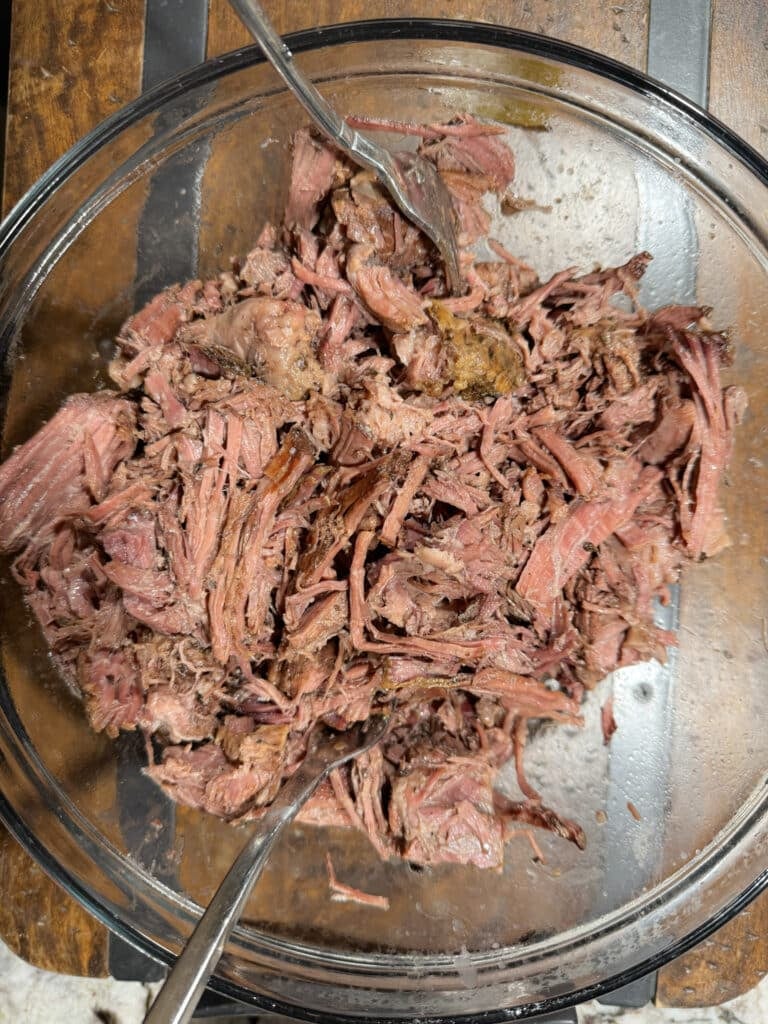 Shredded Beef for Beef and Noodles