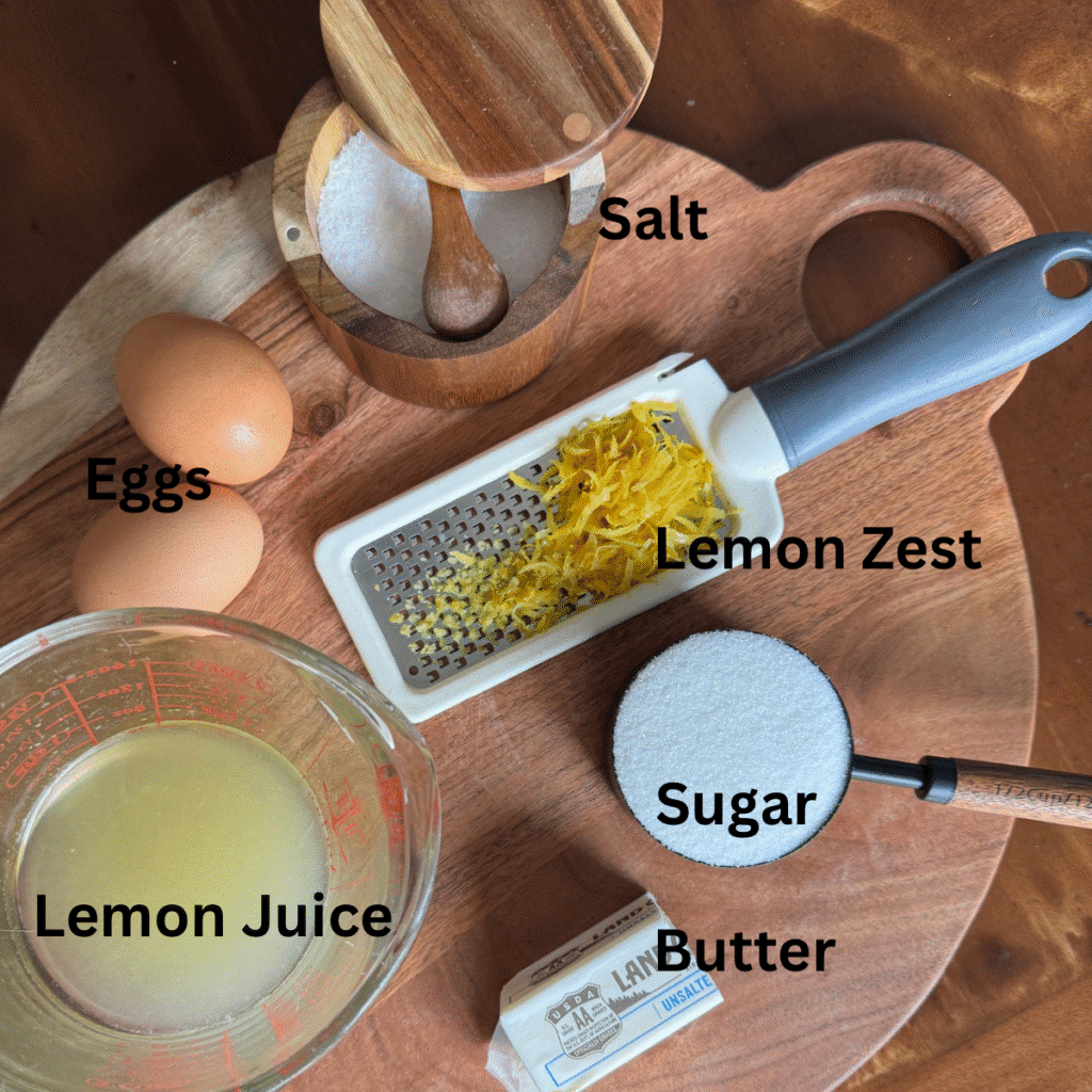 Ingredients in Lemon Curd
