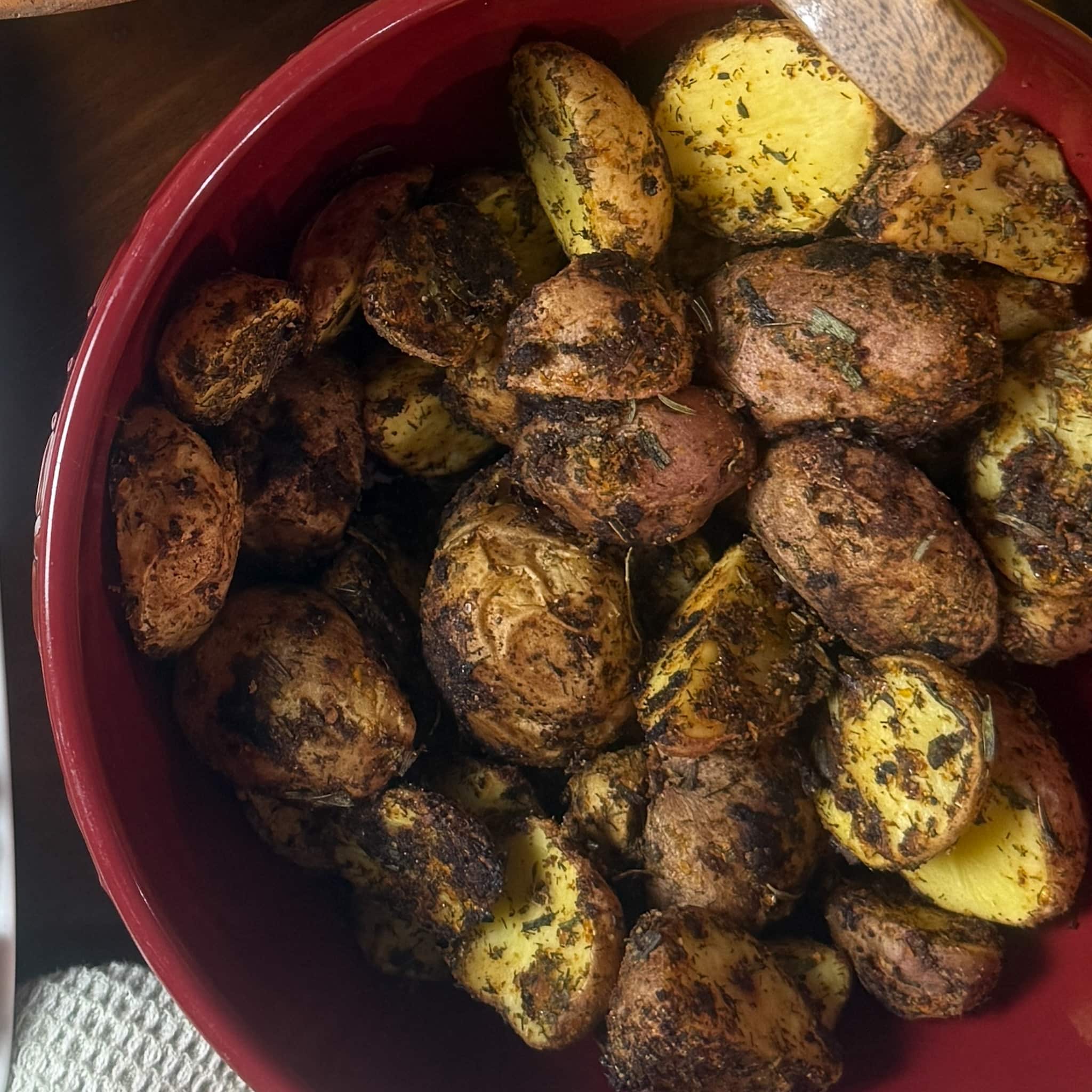 Potatoes Seasoned with potato seasoning
