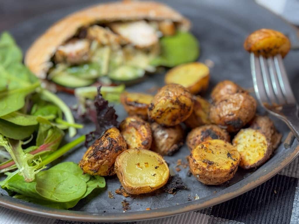 Cooked Baby Potatoes