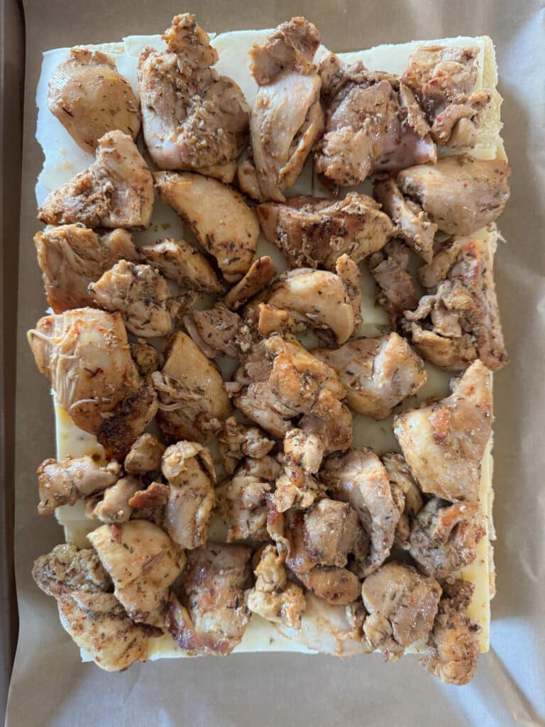 Cajun Chicken Layer on Sliders