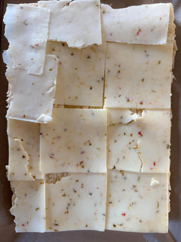 Pepperjack Layer on Slider Buns