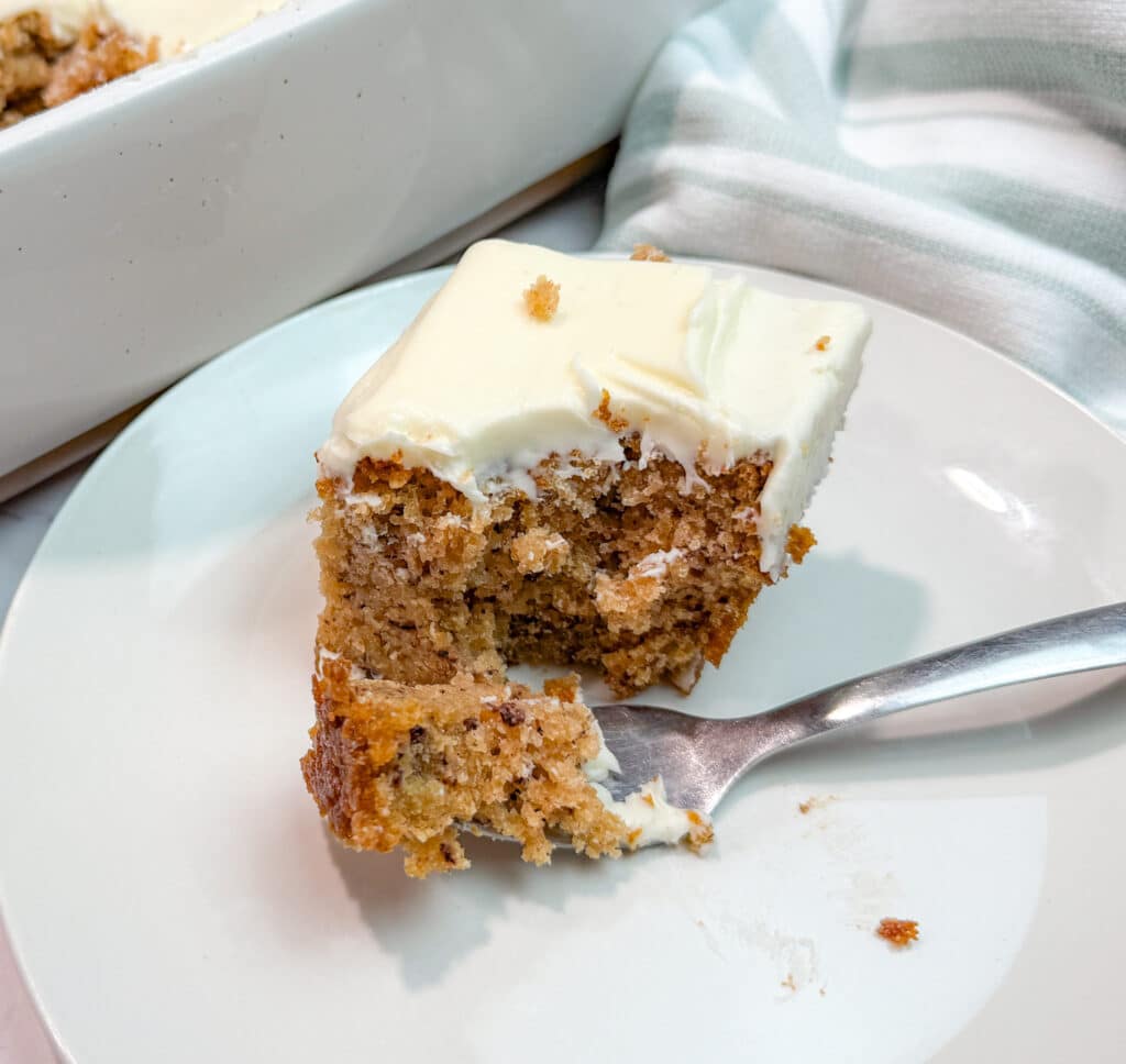 Banana Cake Slice