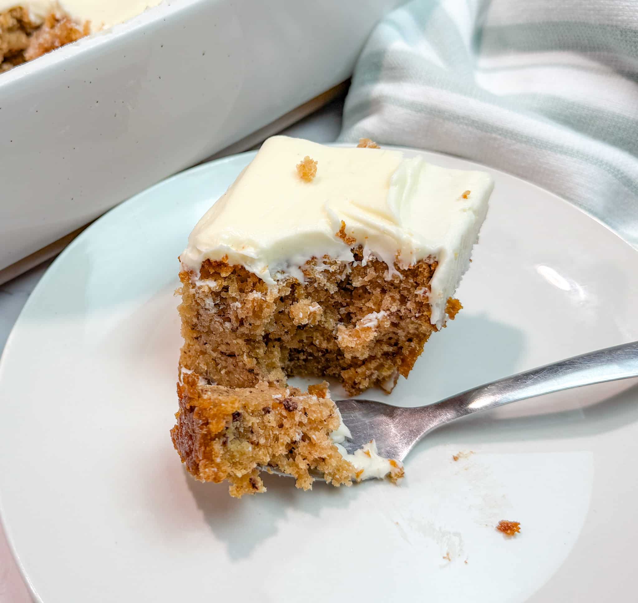 Banana Cake Slice