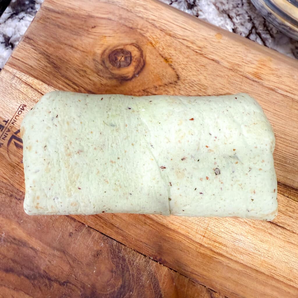 a Rolled Breakfast Burrito