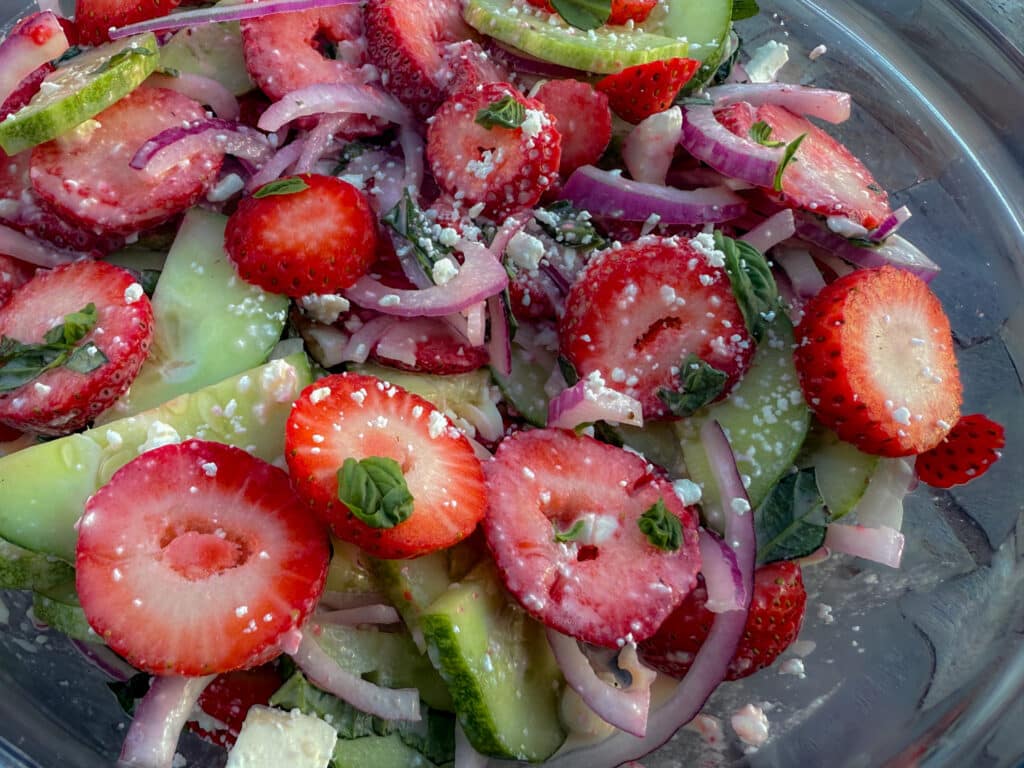 Strawberry Lime Salad