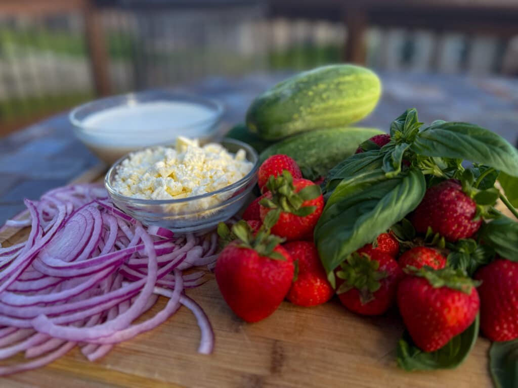Strawberry Lime Salad Ingredients