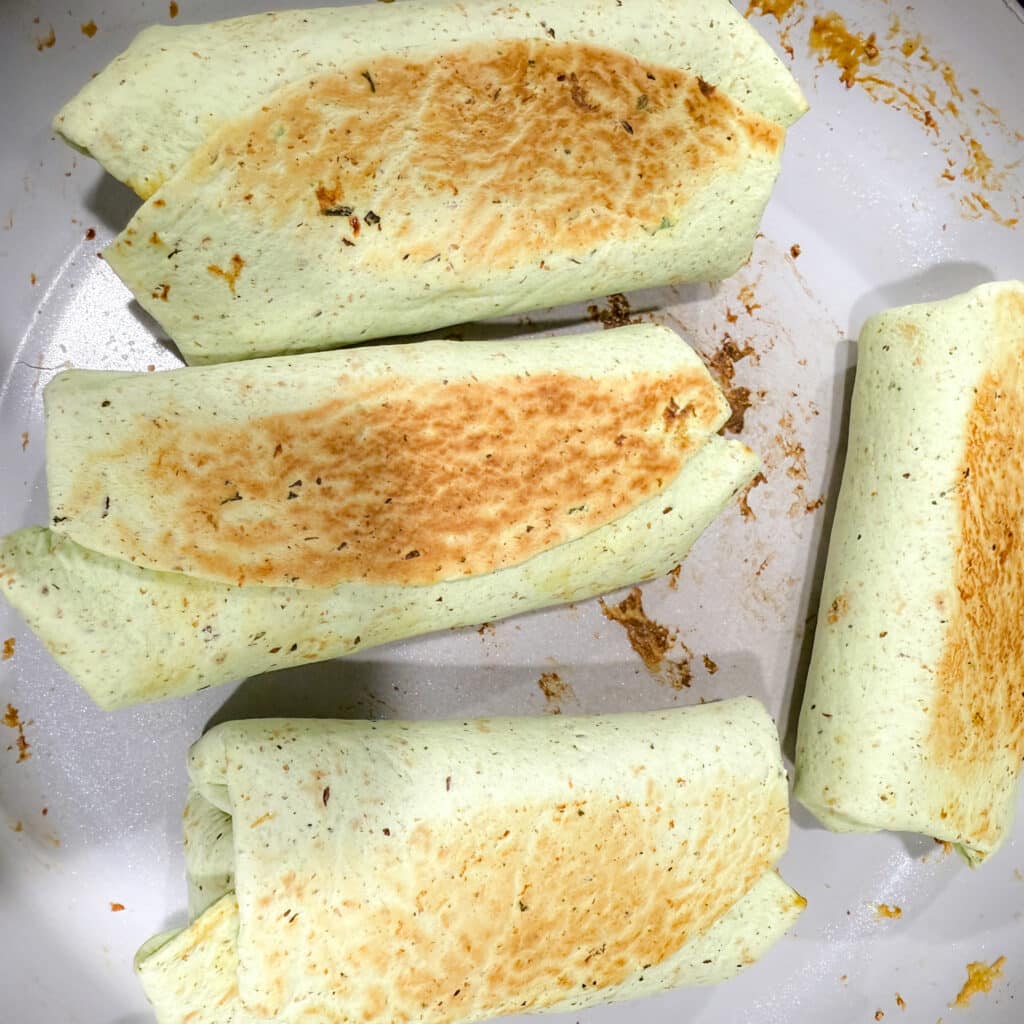 Toasted Breakfast Burritos