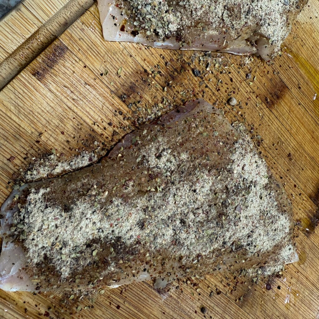 Red Snapper with Blackened Seasoning