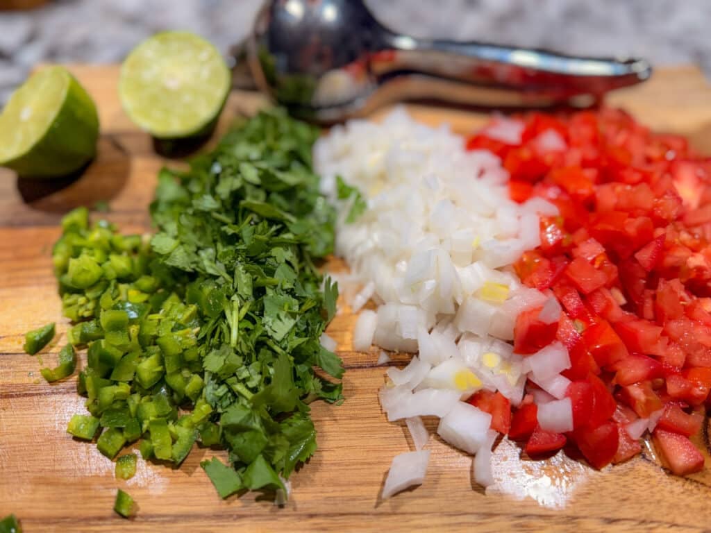 Chopped Tomatoes, Cilantro, White Onion for Pico De Gallo