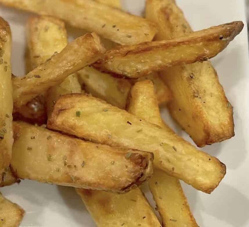 Air Fryer French Fries Wiht Rosemary and Vinegar