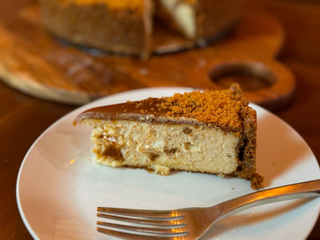 Cookie Butter Cheesecake Slice