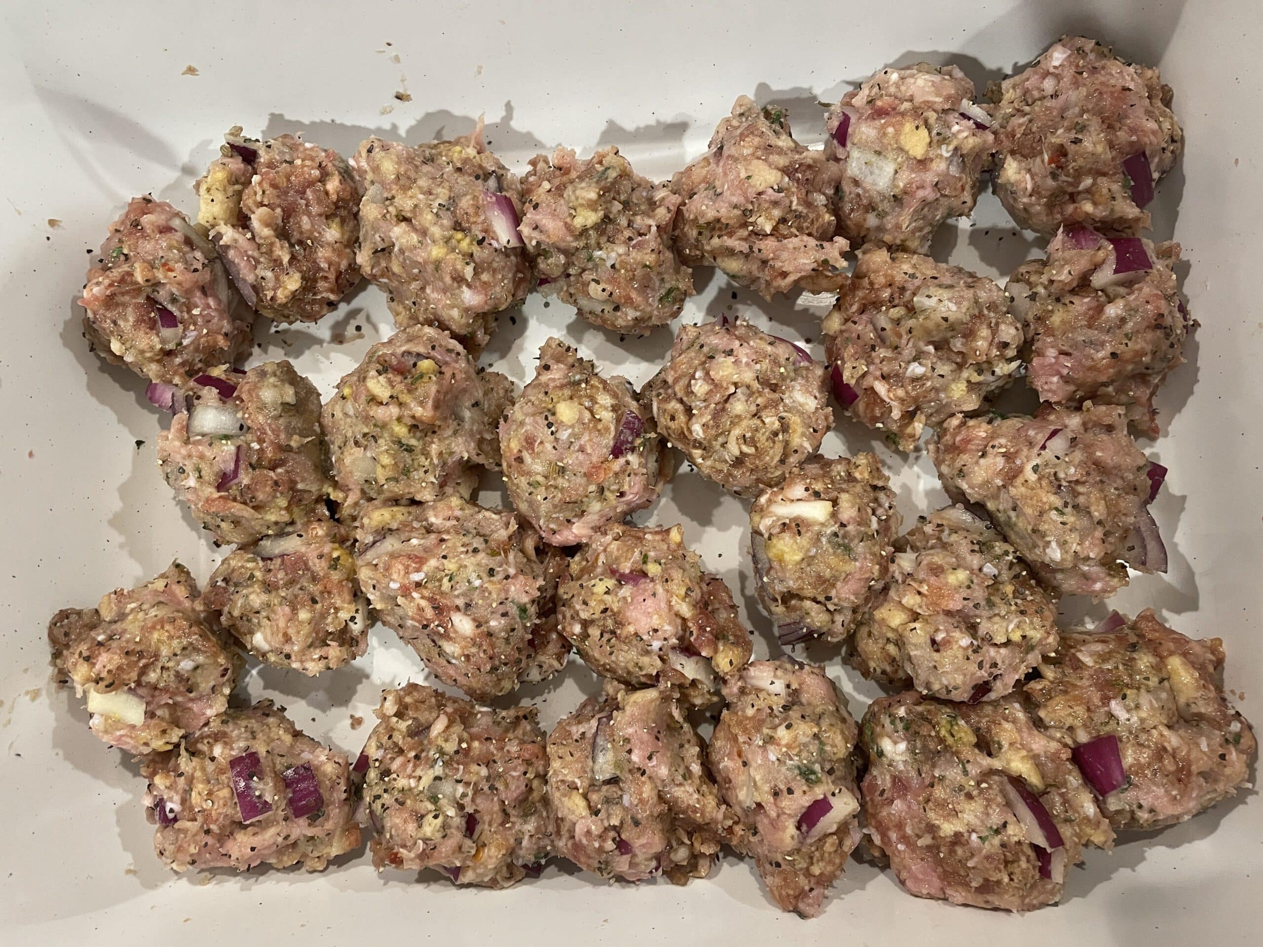 Form the Meatballs.